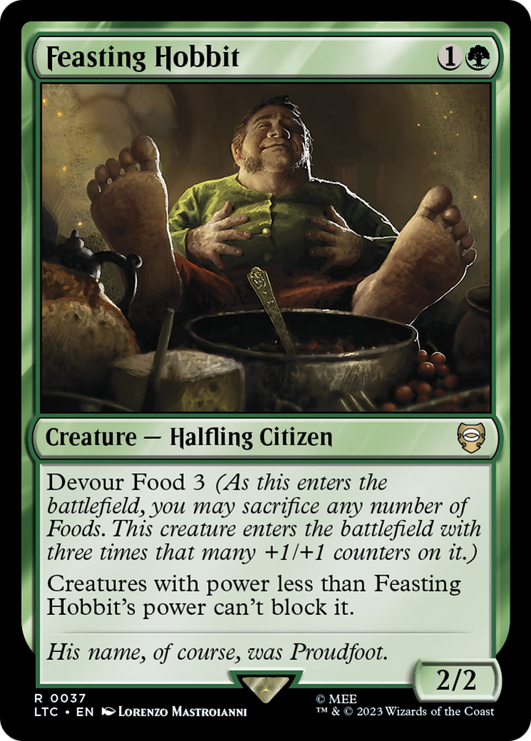 Feasting Hobbit (LTC-037)  - Tales of Middle-earth Commander
