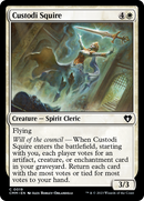 Custodi Squire (CMM-019)  Foil - Commander Masters