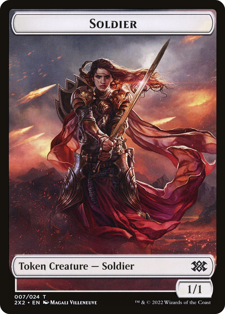 Soldier (T2X2-007)  - Double Masters 2022 Tokens