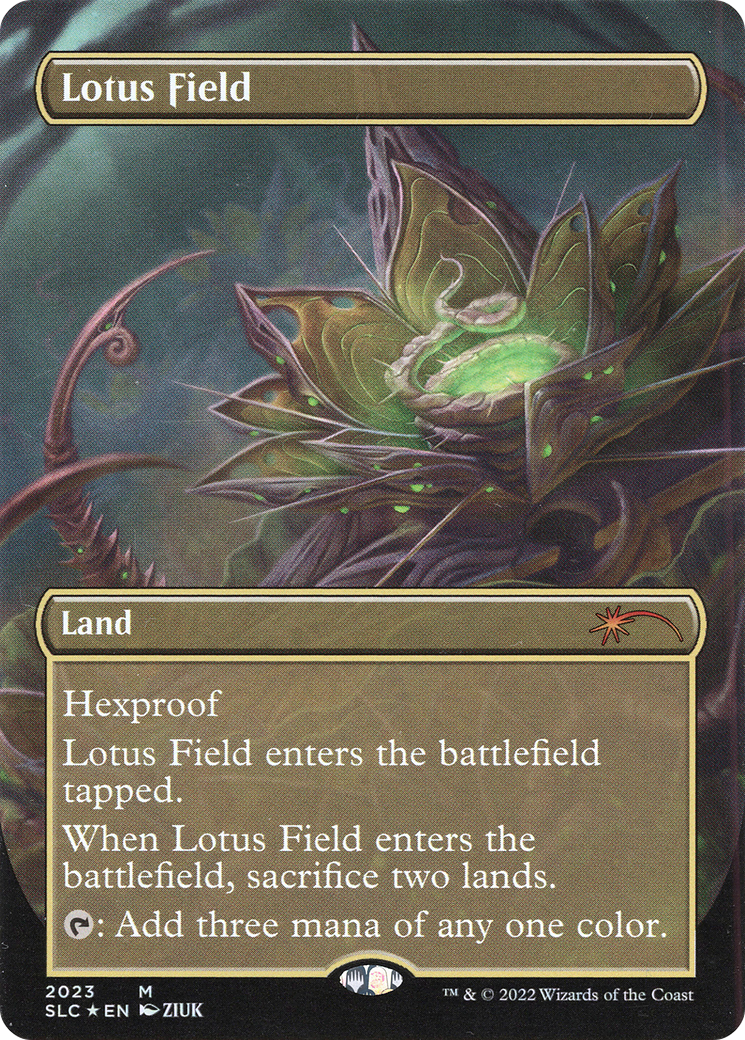 Lotus Field (SLC-2023)  Foil - Secret Lair Countdown Kit (Borderless)