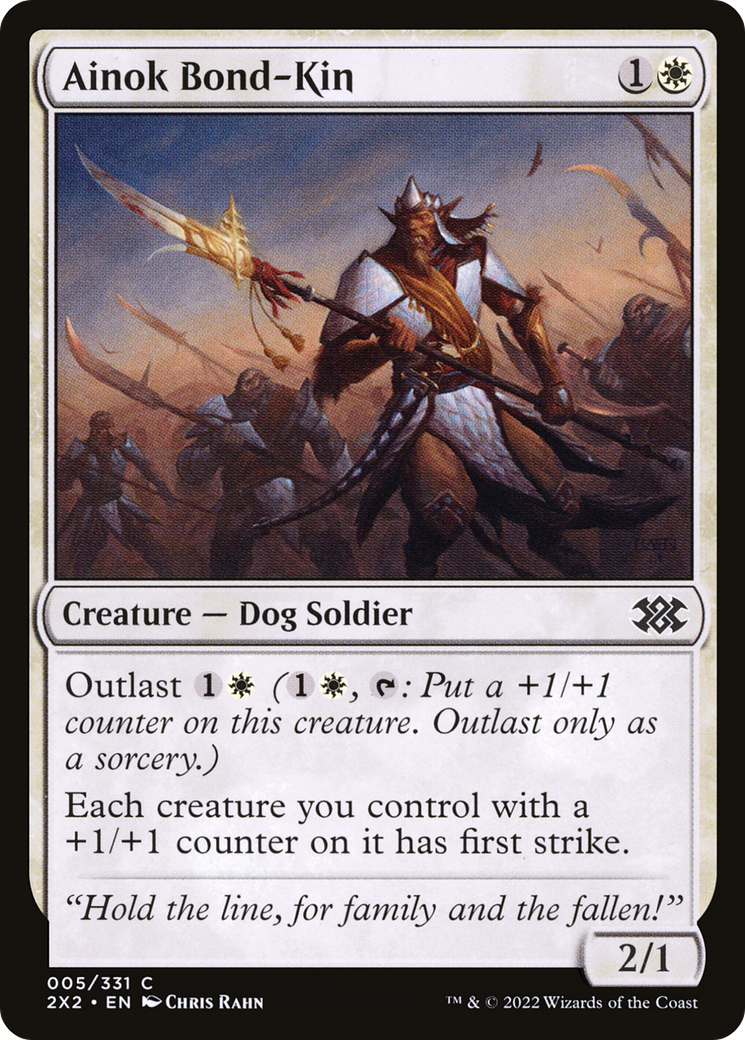 Ainok Bond-Kin (2X2-005)  Foil - Double Masters 2022