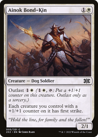 Ainok Bond-Kin (2X2-005)  Foil - Double Masters 2022