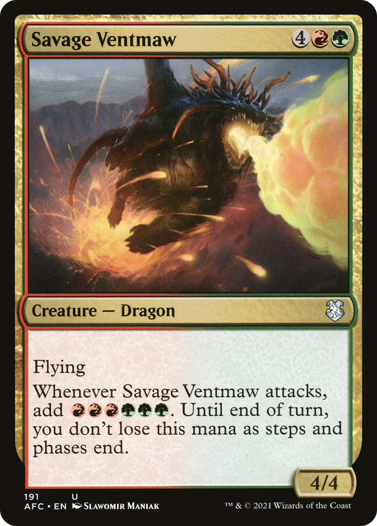 Savage Ventmaw (AFC-191) - Adventures in the Forgotten Realms Commander