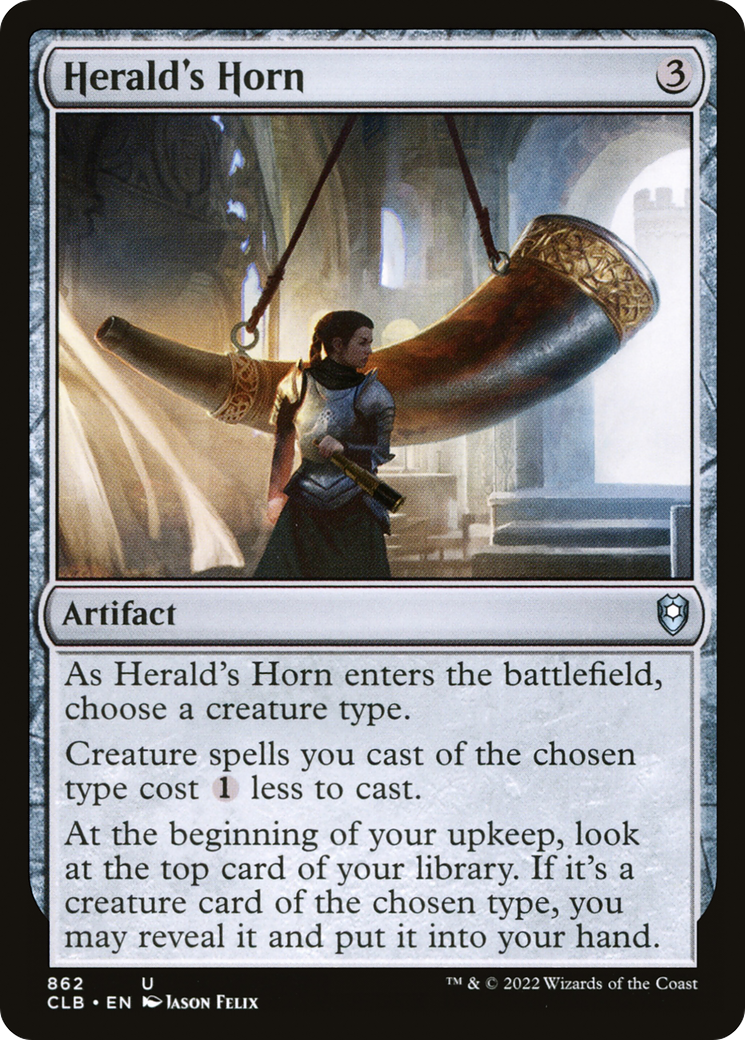 Herald's Horn (CLB-862)  - Commander Legends: Battle for Baldur's Gate