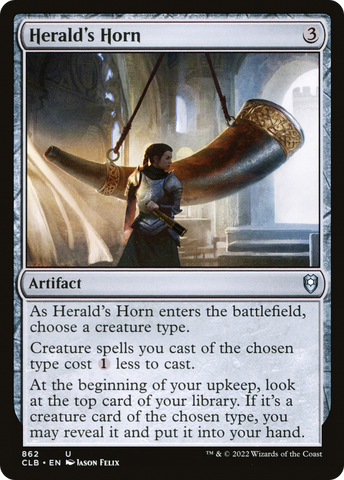 Herald's Horn (CLB-862)  - Commander Legends: Battle for Baldur's Gate
