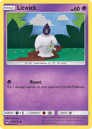 Litwick 101/214  - Reverse Holofoil SM  Lost Thunder - Common