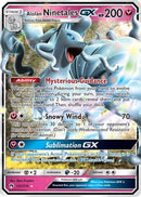 Alolan Ninetales GX 132/214  - Holofoil SM  Lost Thunder - Ultra Rare