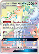 Alolan Ninetales GX (Secret) 225  - Holofoil SM  Lost Thunder - Secret Rare