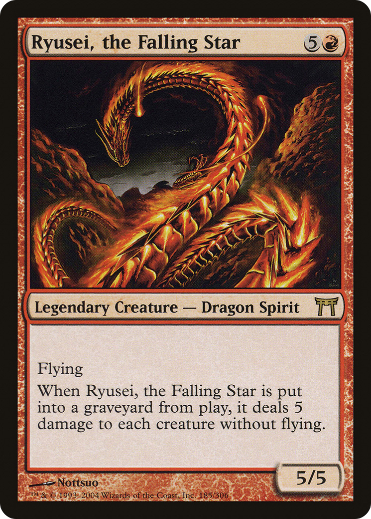 Ryusei, the Falling Star (CHK-185)  - Champions of Kamigawa