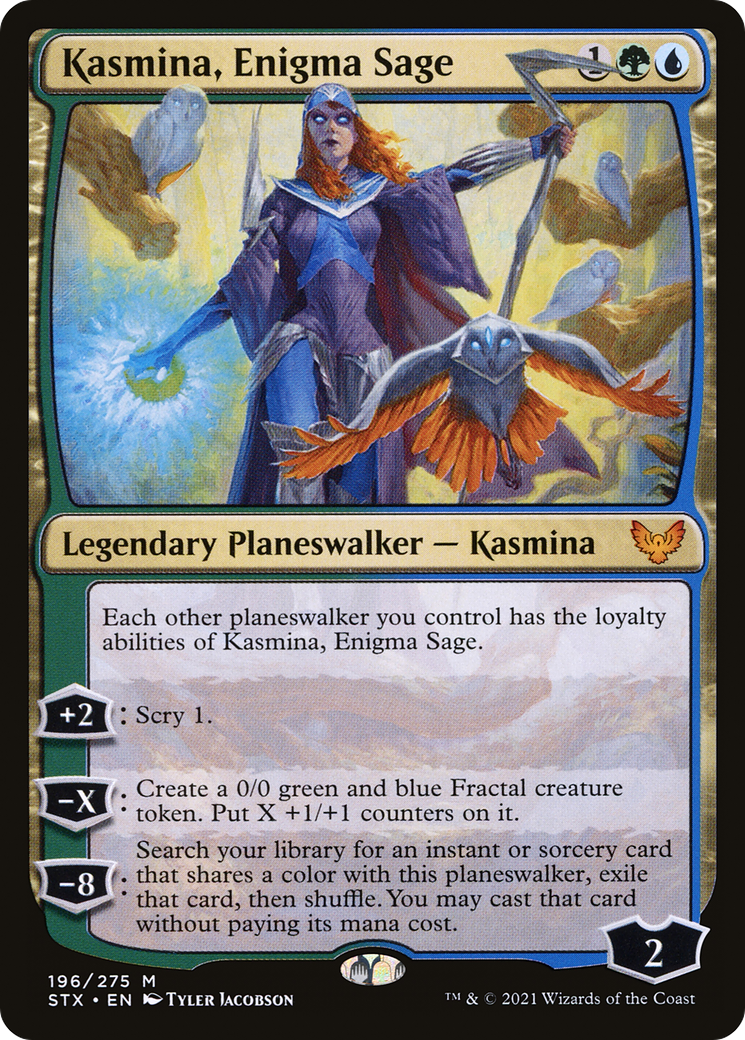 Kasmina, Enigma Sage (STX-196)  Foil - Strixhaven: School of Mages