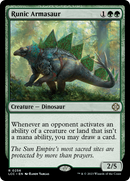 Runic Armasaur (LCC-256)  - The Lost Caverns of Ixalan Commander