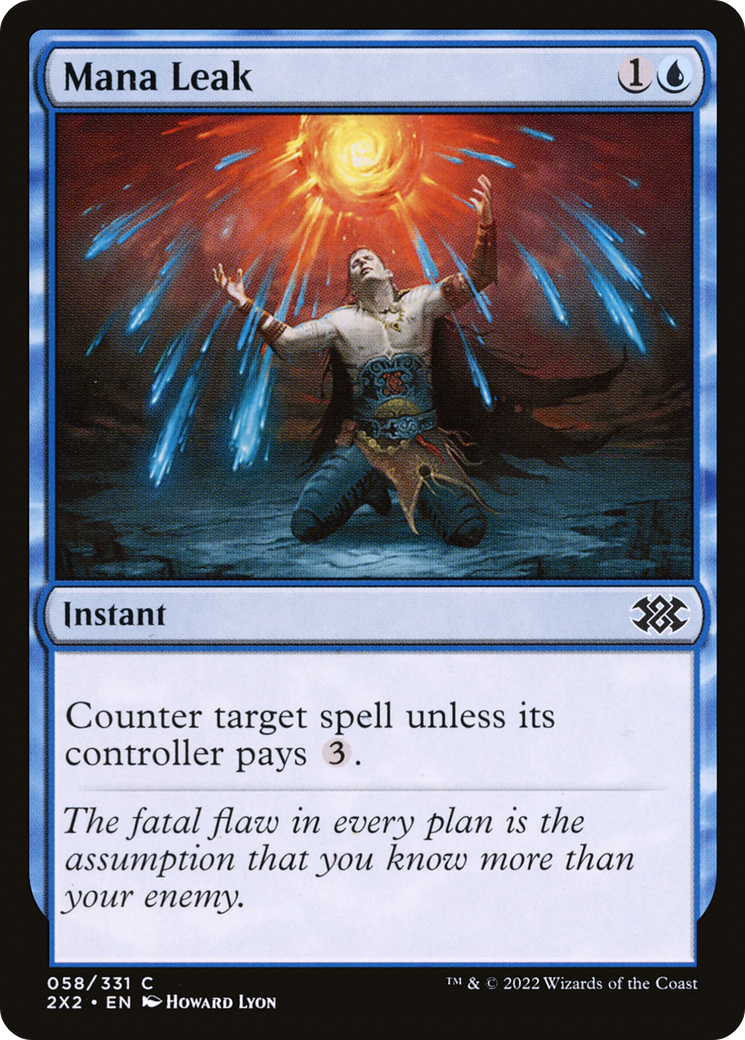 Mana Leak (2X2-058)  - Double Masters 2022