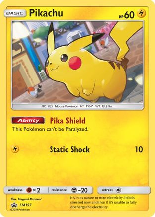 Pikachu SM157/248 - Holofoil SM Promos