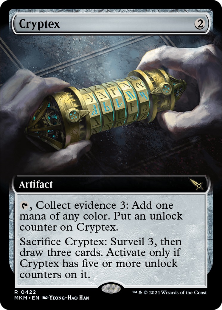 Cryptex (Extended Art) (MKM-422)  Foil - Murders at Karlov Manor: (Extended Art)