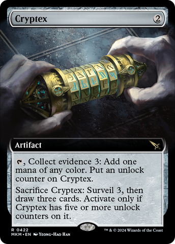 Cryptex (Extended Art) (MKM-422)  Foil - Murders at Karlov Manor: (Extended Art)