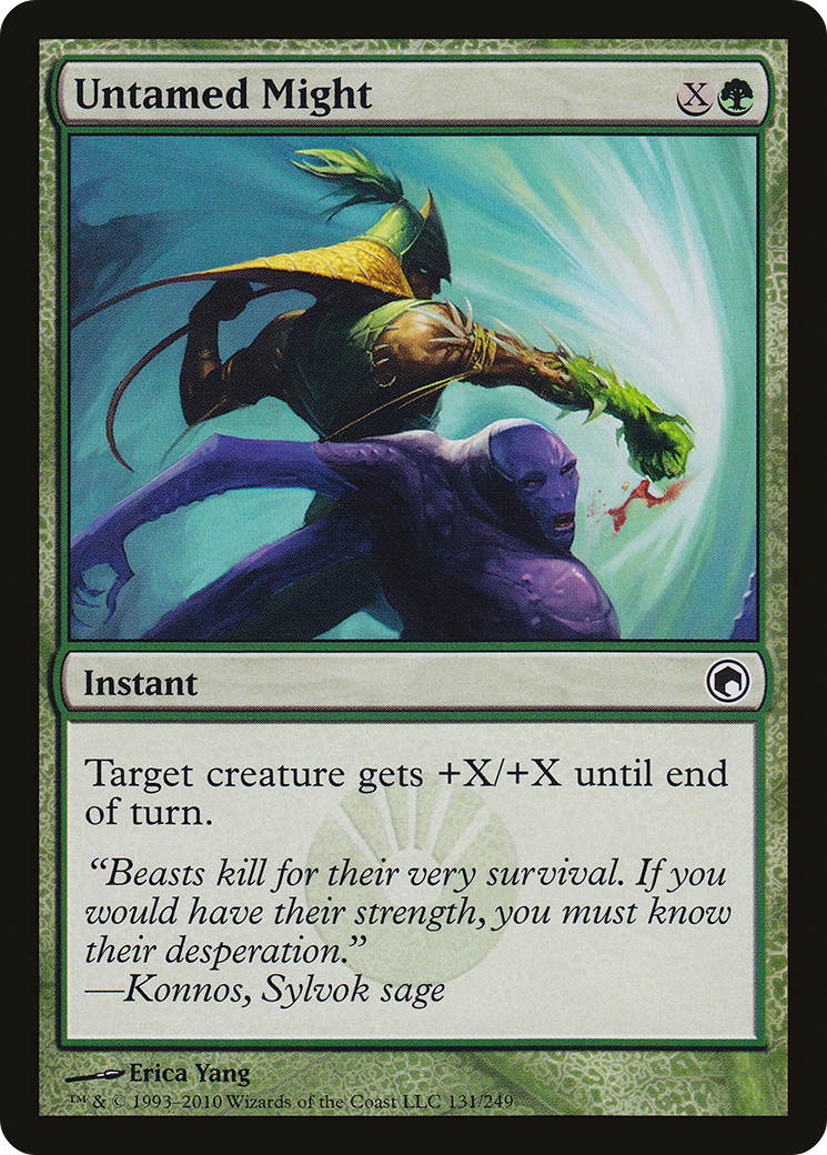 Untamed Might (SOM-131)  Foil - Scars of Mirrodin