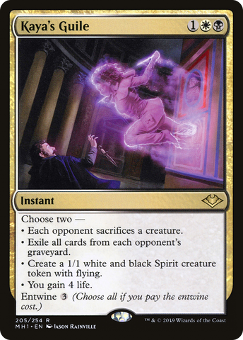Kaya's Guile (MH1-205)  Foil - Modern Horizons