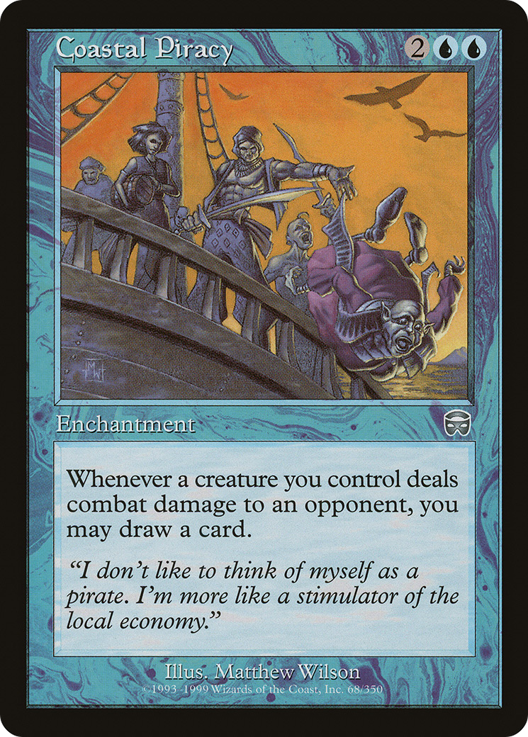 Coastal Piracy (MMQ-068)  Foil - Mercadian Masques