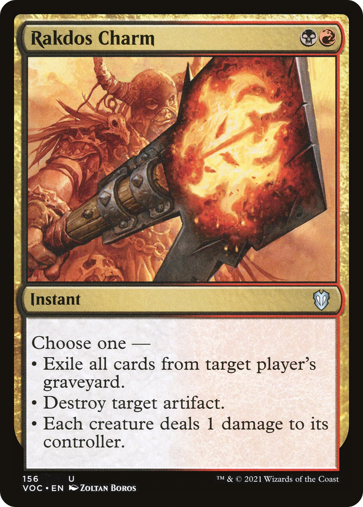 Rakdos Charm (VOC-156)  - Crimson Vow Commander