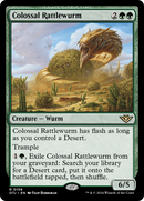 Colossal Rattlewurm (OTJ-159)  - Outlaws of Thunder Junction