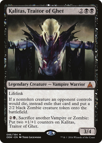 Kalitas, Traitor of Ghet (OGW-086)  Foil - Oath of the Gatewatch