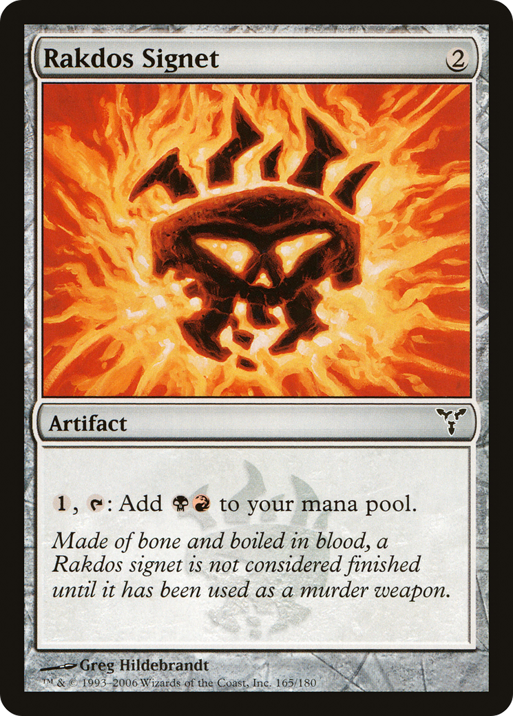 Rakdos Signet (DIS-165) - Dissension Foil