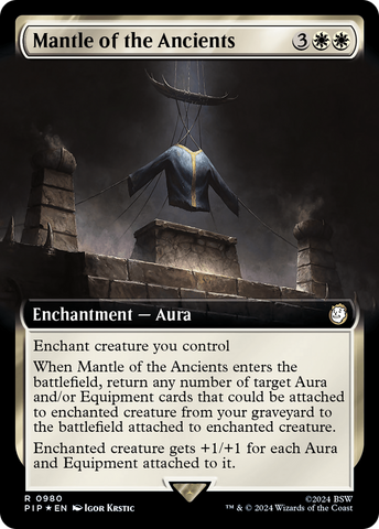Mantle of the Ancients (Extended Art) (Surge Foil) (PIP-980) - Fallout: (Extended Art) Foil