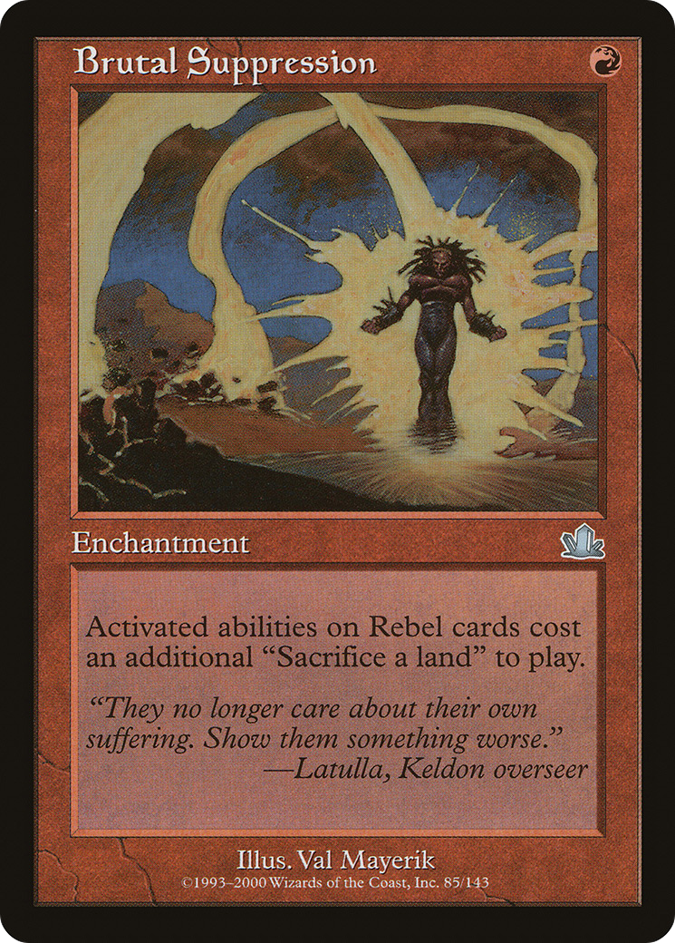 Brutal Suppression (PCY-085)  Foil - Prophecy