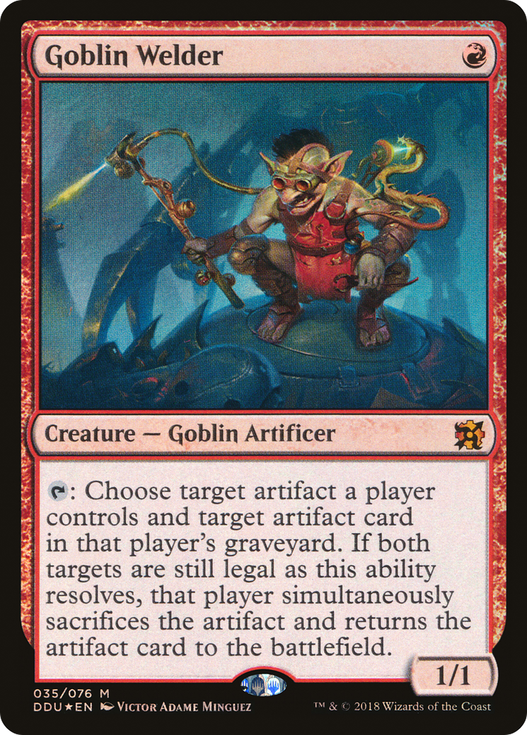 Goblin Welder (DDU-035)  Foil - Duel Decks: Elves vs. Inventors