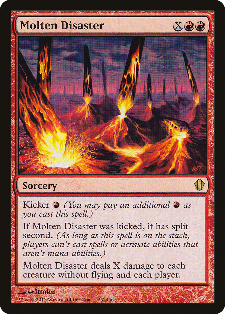 Molten Disaster (C13-117)  - Commander 2013