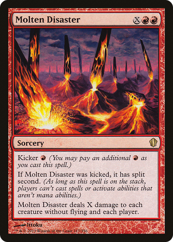 Molten Disaster (C13-117)  - Commander 2013