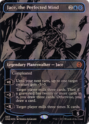 Jace, the Perfected Mind (Oil Slick Raised Foil) (ONE-360) - Phyrexia: All Will Be One (Borderless) Foil