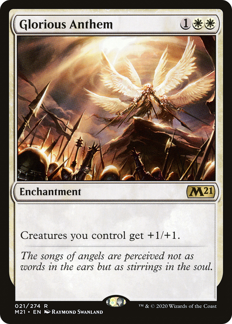 Glorious Anthem (M21-021)  Foil - Core Set 2021