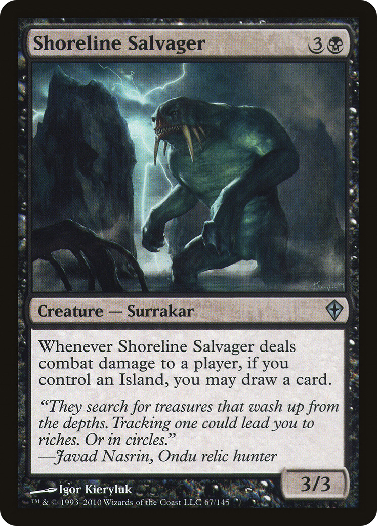 Shoreline Salvager (WWK-067)  Foil - Worldwake