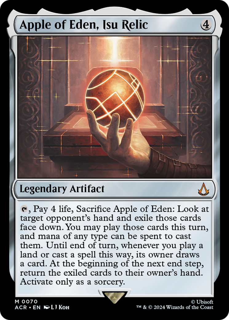 Apple of Eden, Isu Relic (ACR-070)  Foil - Assassin's Creed