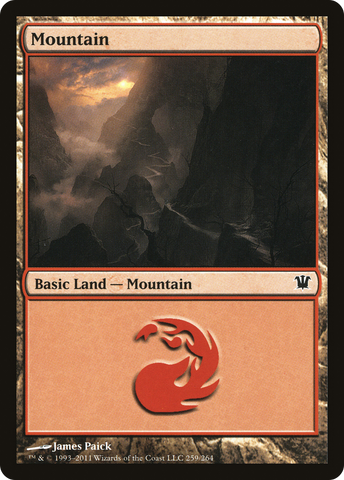 Mountain (259) (ISD-259)  Foil - Innistrad