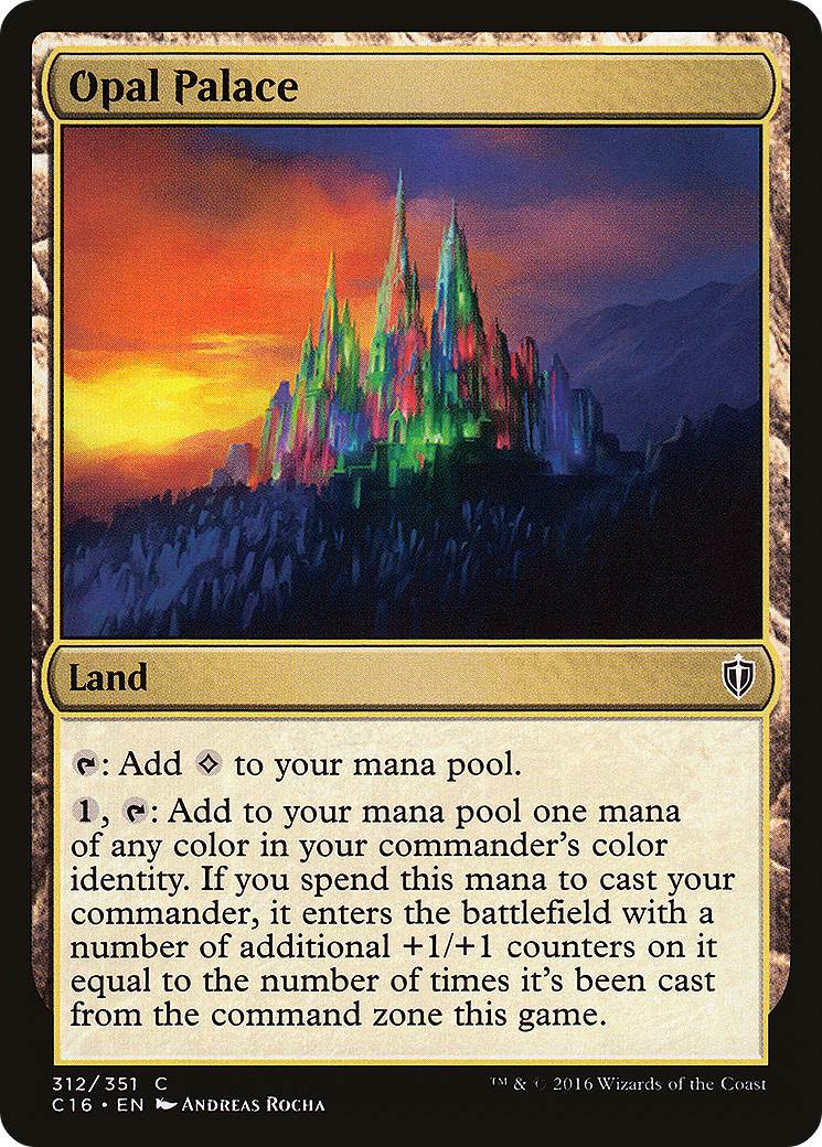 Opal Palace (C16-312)  - Commander 2016