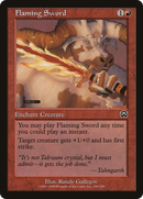 Flaming Sword (MMQ-190)  Foil - Mercadian Masques