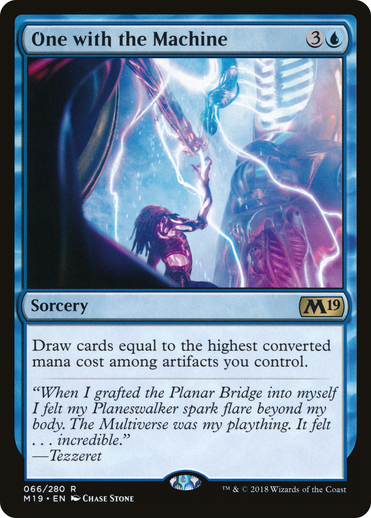 One with the Machine (M19-066)  Foil - Core Set 2019