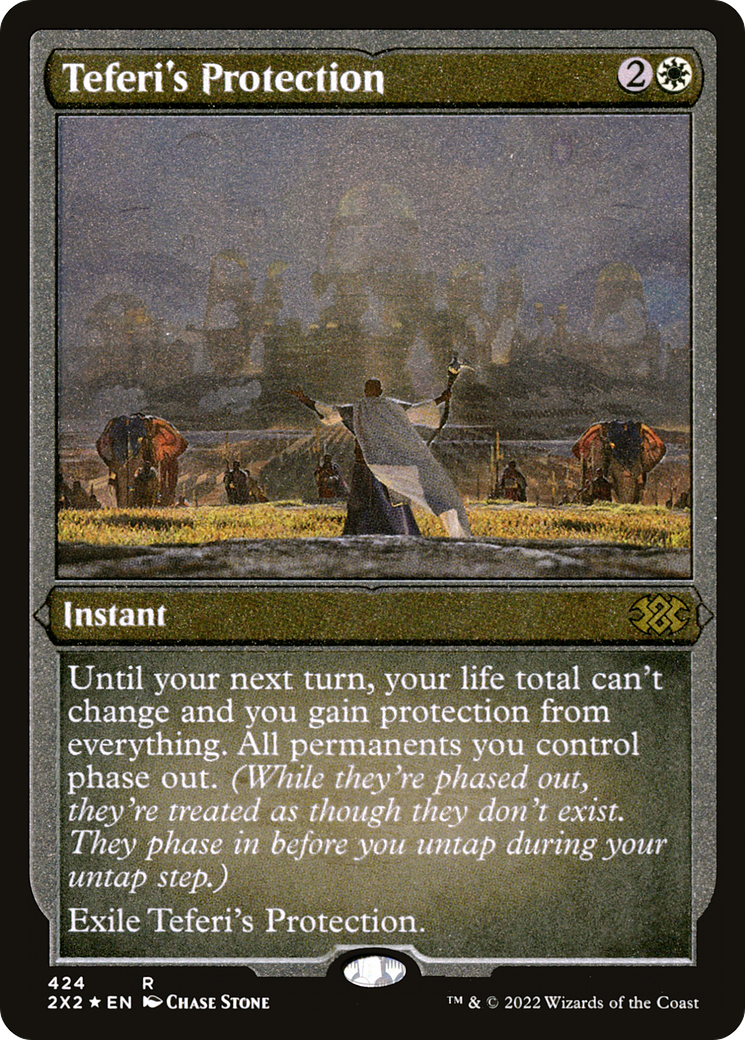 Teferi's Protection (Foil Etched) (2X2-424)  Foil - Double Masters 2022