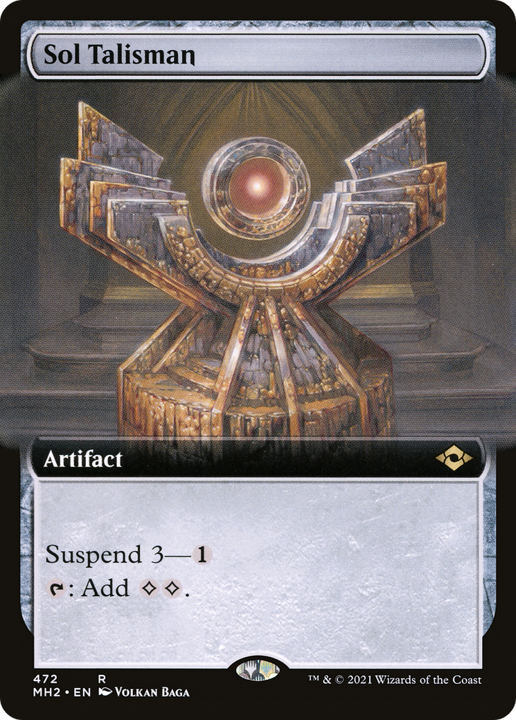 Sol Talisman (Extended Art) (MH2-472)  - Modern Horizons 2: (Extended Art)
