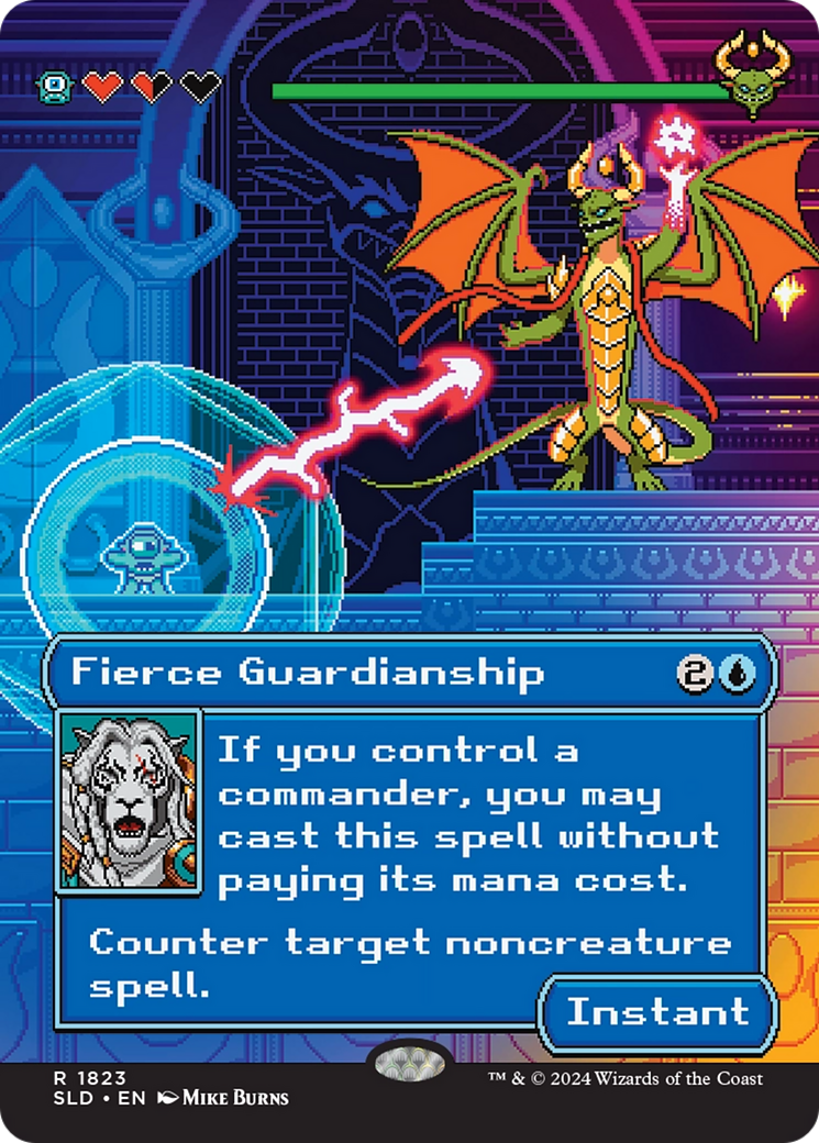 Fierce Guardianship (SLD-1823)  - Secret Lair Drop (Borderless)