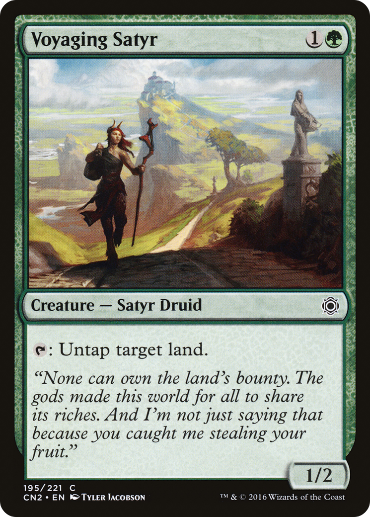 Voyaging Satyr (CN2-195)  - Conspiracy: Take the Crown