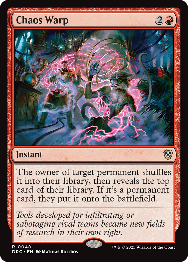 Chaos Warp (DRC-048)  - Commander: Aetherdrift
