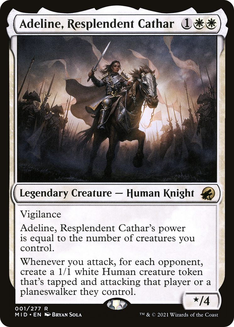 Adeline, Resplendent Cathar (MID-001)  - Innistrad: Midnight Hunt