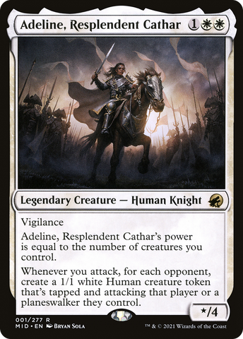 Adeline, Resplendent Cathar (MID-001)  - Innistrad: Midnight Hunt