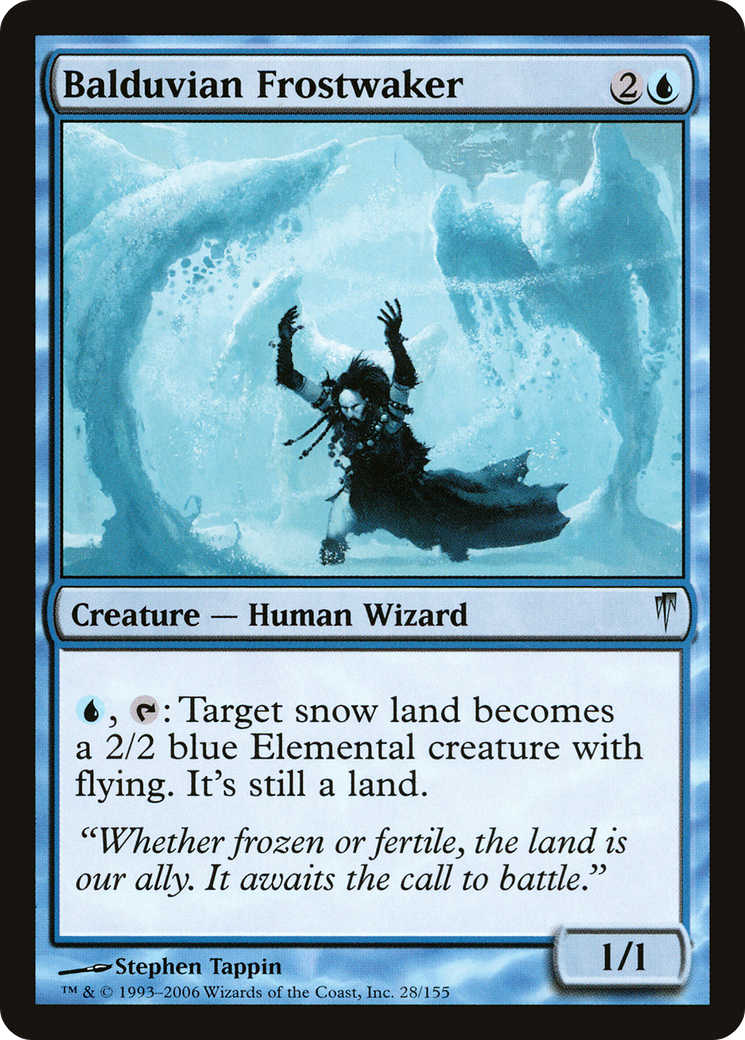 Balduvian Frostwaker (CSP-028)  - Coldsnap