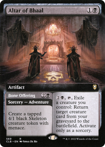 Altar of Bhaal (Extended Art) (CLB-569)  - Commander Legends: Battle for Baldur's Gate: (Extended Art)