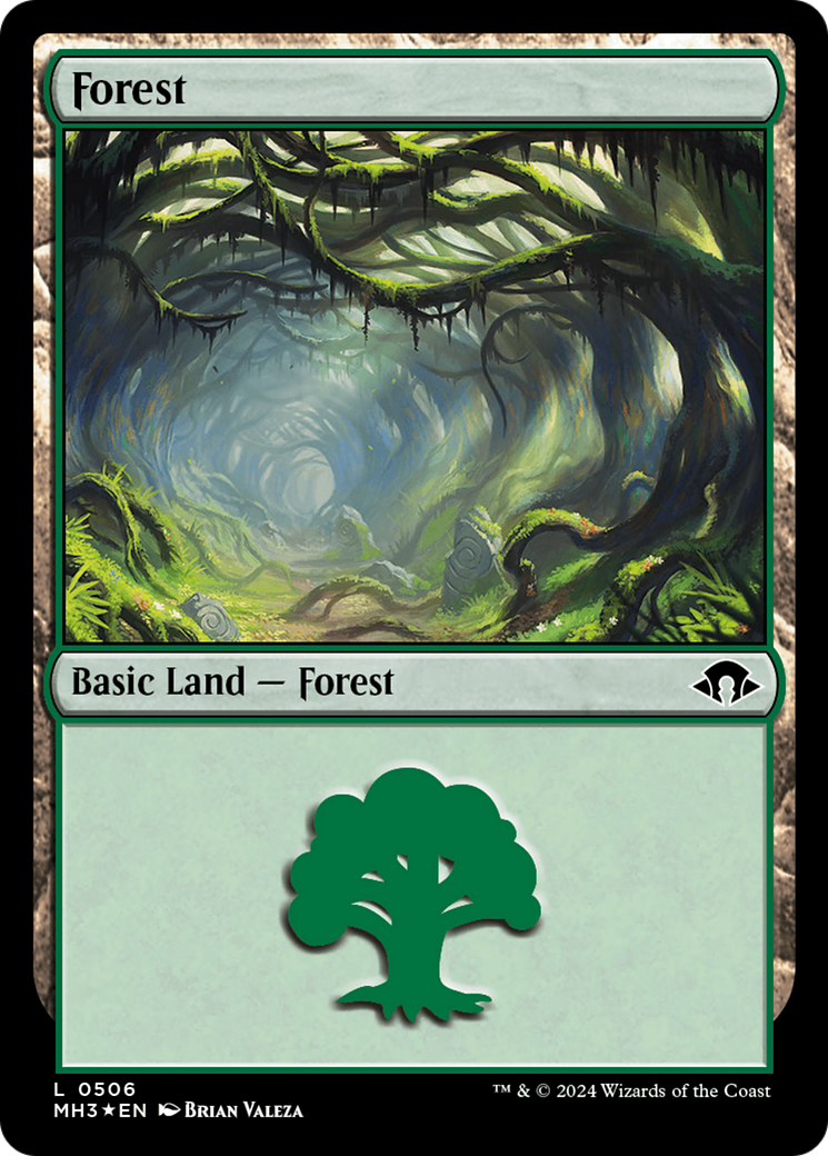 Forest (0506) (Ripple Foil) (MH3-506)  Foil - Modern Horizons 3