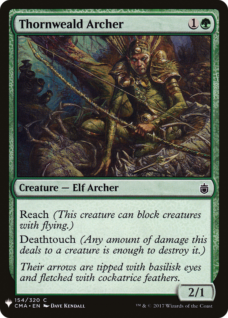 Thornweald Archer (LIST-CMA-154)  - The List